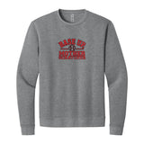 Base Up Baseball Sweatshirt in Heather Gray, front