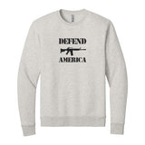 Defend America Sweatshirt in Oatmeal, front