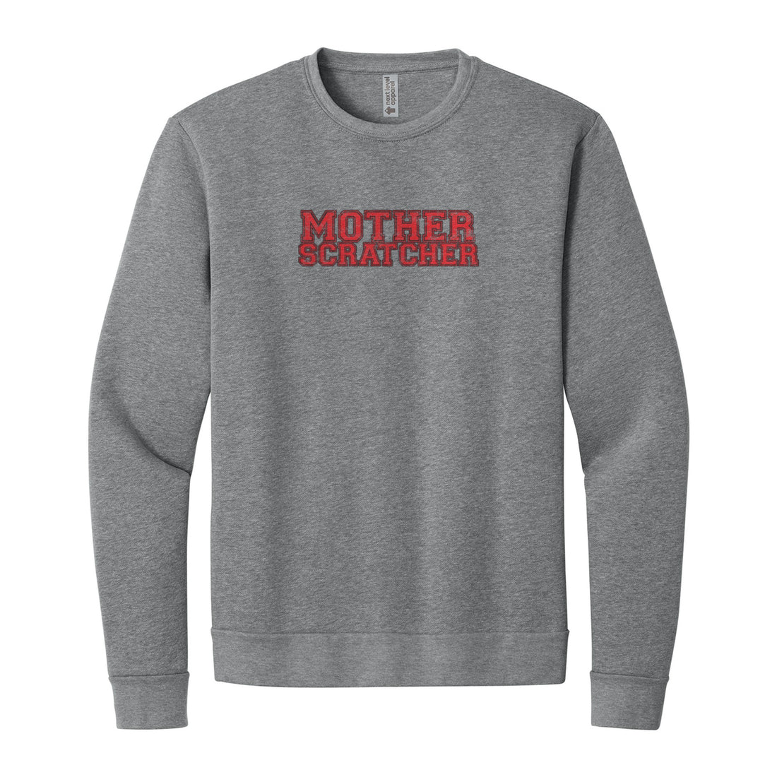 Mother Scratcher Sweatshirt in Heather Gray, front