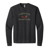 Red Tape Cutter Sweatshirt in Heather Black, front