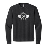 Stinch Army Logo Sweatshirt in Heather Black, front