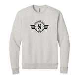 Stinch Army Logo Sweatshirt in Oatmeal, front
