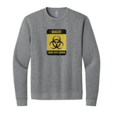 Toxic 2.0 Liberal Women Sweatshirt in Heather Gray, front