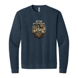 USA 250 Sweatshirt in Heather Midnight Navy, front
